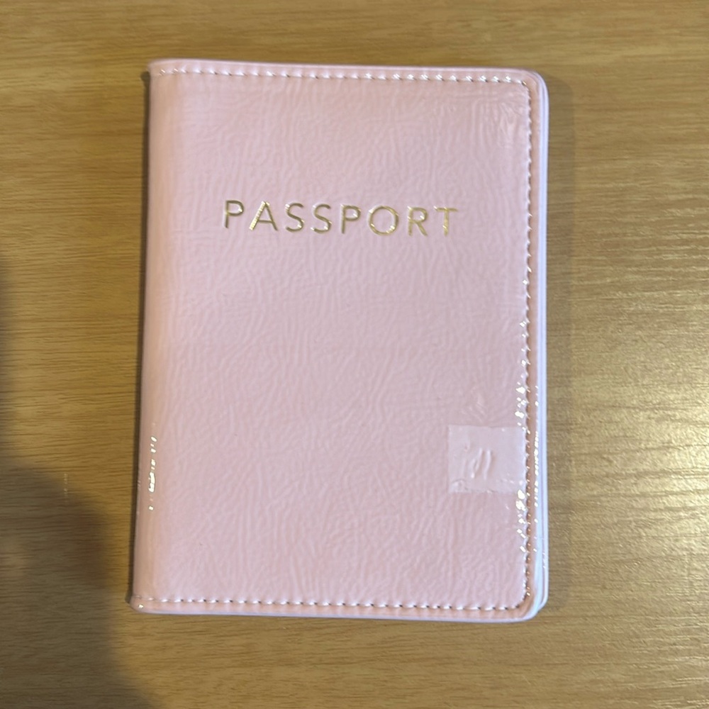 BRAND NEW Pink Passport Holder
